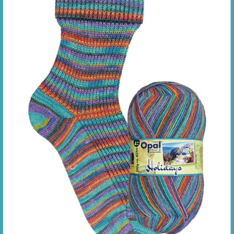 Opal Holidays, 4-fädige Sockenwolle, Farbe 11243