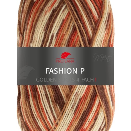 PRO LANA Fashion P, 4-fädige Sockenwolle, Fb. 4905