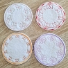 4x Stickdatei ITH Untersetzer Lotus Ø 10 und 12 cm Stickdirwas
