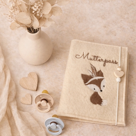 Mutterpasshülle Boho Fuchs