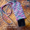 Handytasche Handyhülle Smartphonhülle mit Band zum umhängen Pink