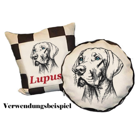 Stickdatei Magyar Vizsla Captain Hund  Lunachild