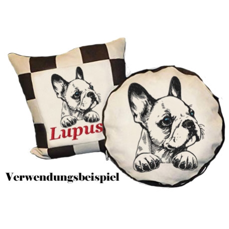 NEU Stickdatei Französische Bulldogge Luna Hund