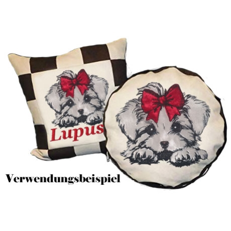 NEU Stickdatei Applikation Malteser Gipsy