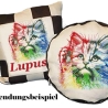 NEU Stickdatei Katze Duke realistisch bunt