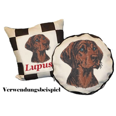 NEU Stickdatei Applikation Gebirgsschweißhund August