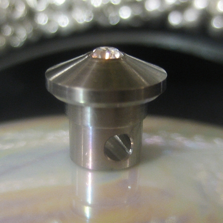 2mm Zylinder mit Swarovski-Stein kompatibel m. Charlotte 21 Ring