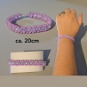 Perlenarmband Blumenmuster