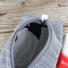 Gesteppte Boxy | Grau Jeans-Upcycling | handgemacht gepolstert