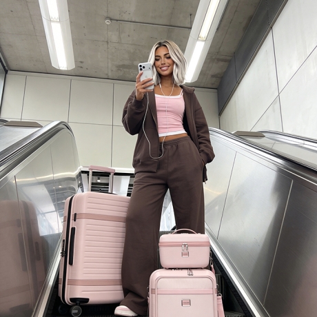 Oversize Jogger Anzug 2-Teiler wide leg Hose Jacke XS/S & M/L 