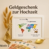 Hochzeitsgeschenk personalisiert Geldgeschenk Hochzeit Brautpaar 