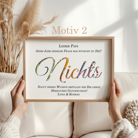 Einzigartiges personalisiertes Geldgeschenk zum Geburtstag 