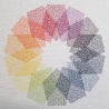 Regenbogen Flächenmuster 01 - 19.35x19.28 cm
