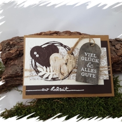 ♥ Glückwunschkarte  zur Hochzeit ♥