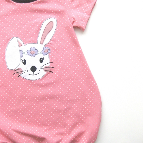 Ballontunika Gr. 104 Unikat Applikation