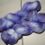 Handgefärbte 4-fädige Sockenwolle mit Lurex in silber