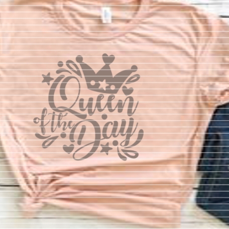 Queen of the Day Plotterdatei SVG DXF FCM