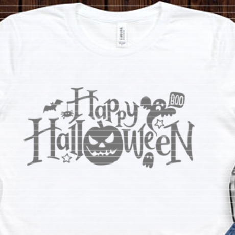 Happy Halloween Plotterdatei SVG DXF FCM