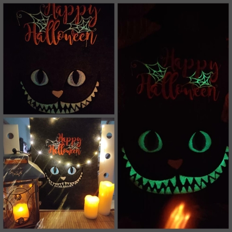 Ferberline Stickdatei Türschild Halloween ab 10x10