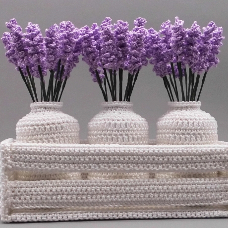 Häkelanleitung Blumen Dekoration Provence Lavendel Traum HomeDeko