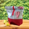 Lunchbag/Brotbeutel/wet bag/Brötchentüte/Kulturbeutel/