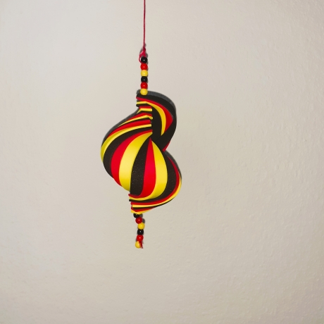 Windspiel basteln Kinder-Bastelset, 3 Windspiele Deutschland-Fahn