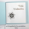 Weihnachtskarte frohe Weihnachten Festtag-Karte für Kinder süß