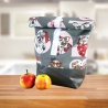 Lunchbag/Kulturbeutel/wet bag/Kosmetiktasche/Brotbeutel/Hund