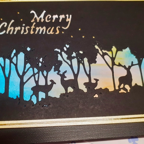 Weihnachtskarte frohe Weihnachten Festtag-Karte Merry Christmas
