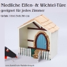 Elfenwelt Elfentüre Wichteltür Feentür Gartentür aus Holz anmalen