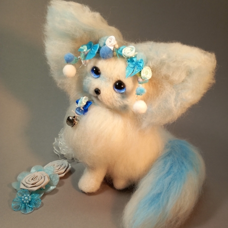 ooak kleiner Fuchs Einzelstück Geschenkidee Kewas-Art