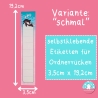 Ordnerrücken Orca Finne Etiketten Ordneretiketten Ordnersticker