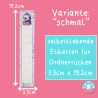Ordnerrücken Lavendel Fantasie Ordneretiketten Ordnersticker
