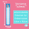 Ordnerrücken Pandelina Etiketten Ordneretiketten Ordnersticker