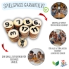 Eselspiel 2.0 Volle Zahlen 121 Teile Holz + Beutel Familienspiel 