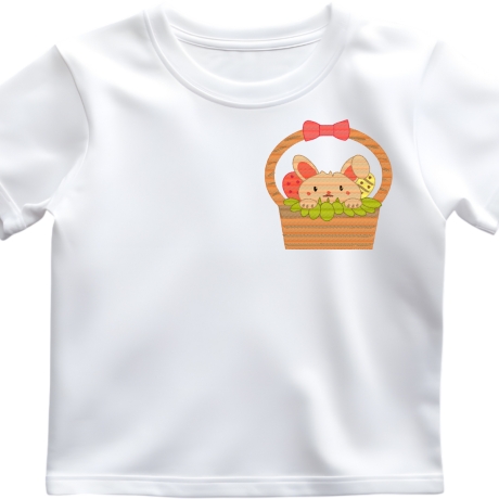 Stickdatei Häschen im Osterkörbchen 10 x 10 cm 17 Dateien