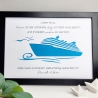 personalisiertes Geldgeschenk zum Geburtstag - Motiv Kreuzfahrt