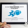 personalisiertes Geldgeschenk zum Geburtstag - Motiv Touchdown