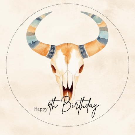 Individuelle Tortenaufleger – Fondantpapier - Indianer