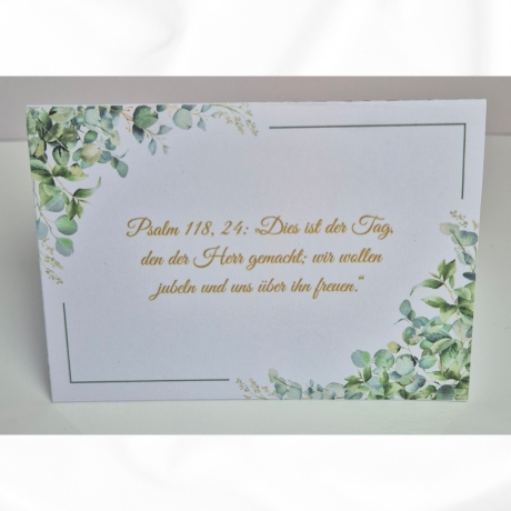 Tischkarte personalisierbar für Kommunion/Konfirmation|Namenskart