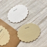 10 Adressetiketten zum Selbst-Beschriften • Naturpapier