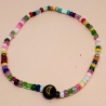 Perlenarmband mit Eule, Mond, Stern und Herz