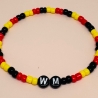 Deutschland Fan-Armband personalisiert  WM EM Armband Wunschtext