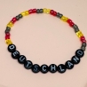 Deutschland Fan-Armband personalisiert  WM EM Armband Wunschtext