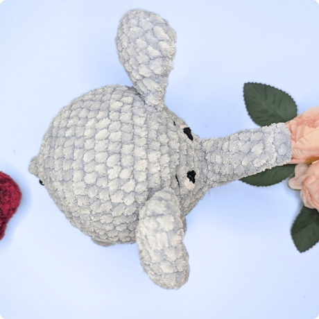 Häkelanleitung Ball-Elefant Ebo (PDF)