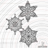 3 Sterne Plotterdatei SVG DXF 
