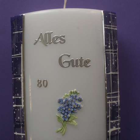 3009 Geburtstagskerze lila