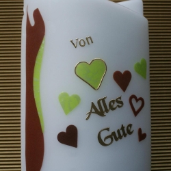 3015 Geburtstagskerze von Herzen
