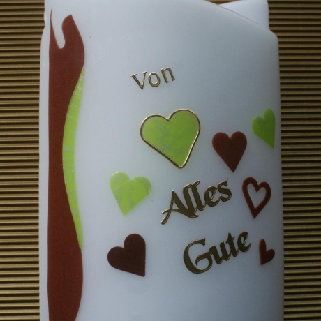 3015 Geburtstagskerze von Herzen