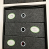 Beschreibbare Aufkleber Herz 12x Stickdatei einzeln und mehrfach